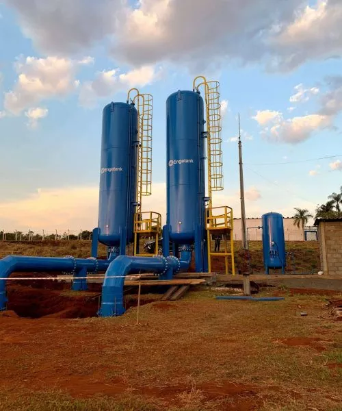 Tanques hidropneumáticos com bexiga