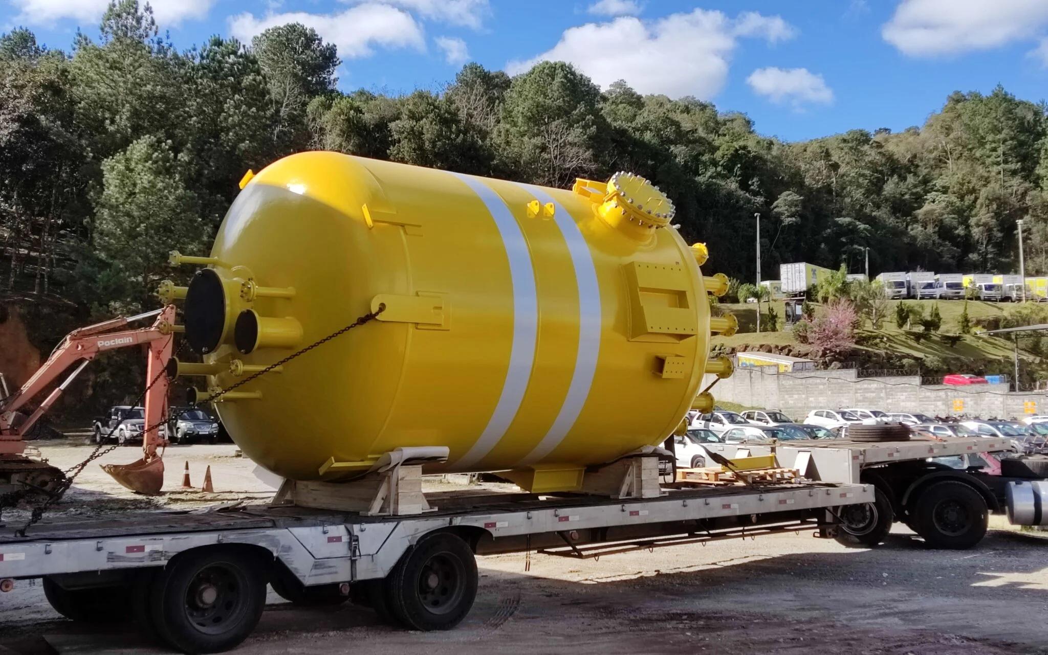 Fabricante de vasos de pressão na horizontal NR-13